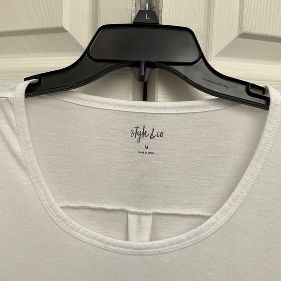 Style & Co. white tee - Picture 3 of 4
